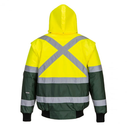 Jacheta reflectorizanta Portwest X HI-VIS BOMBER C565, 100% poliester, 190 gr/mp