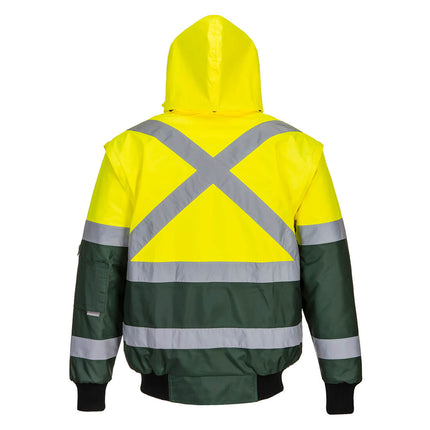 Jacheta reflectorizanta Portwest X HI-VIS BOMBER C565, 100% poliester, 190 gr/mp