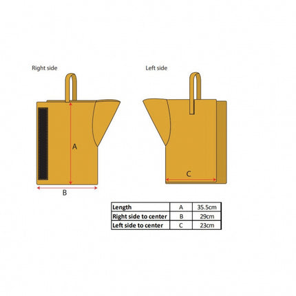 Jambiere de protectie sudura ignifuge Portwest TAN SW32, piele spalt bovina, grosime 1,3 mm