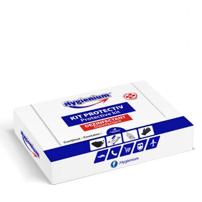 Kit protectiv HYGIENIUM, include manusi nitril