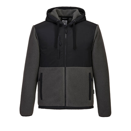 Jacheta fleece cu gluga Portwest BORG KX371 KX3, 100% poliester, 300g