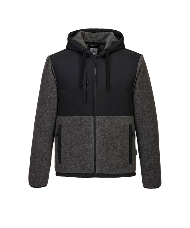 Jacheta fleece cu gluga Portwest BORG KX371 KX3, 100% poliester, 300g