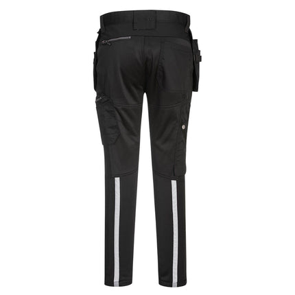 Pantaloni de lucru in talie Portwest KX3 HOLSTER KX343,cu benzi reflectorizante, 93% pooliester, 7% elastan, 270g