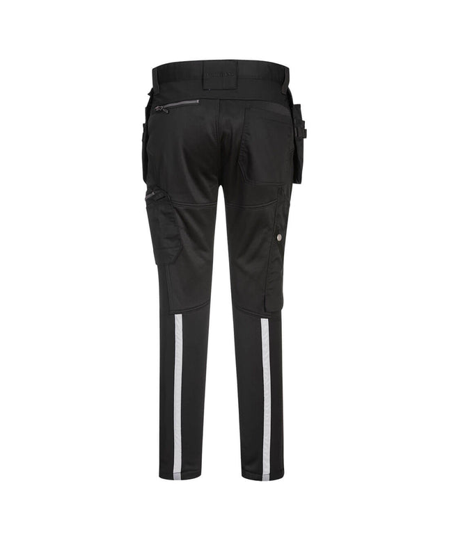 Pantaloni de lucru in talie Portwest KX3 HOLSTER KX343,cu benzi reflectorizante, 93% pooliester, 7% elastan, 270g