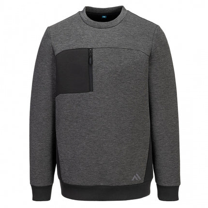 Bluza clasica de lucru Portwest KX377 PULOVER TECH, 75% poliester, 16% viscoza, 9% elastan, 330 gr/mp