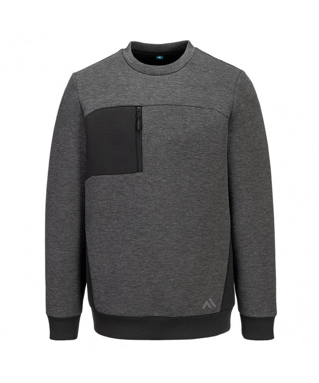 Bluza clasica de lucru Portwest KX377 PULOVER TECH, 75% poliester, 16% viscoza, 9% elastan, 330 gr/mp