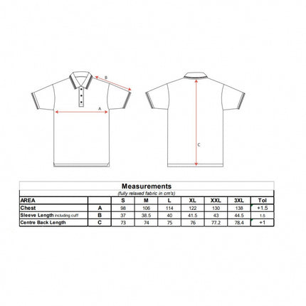 Tricou polo Portwest T820 KX3, 100% poliester, 150g