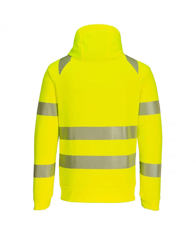 Hanorac cu gluga si fermoar Portwest DX484 PW3 Hi-Vis, 100% poliester, 330 gr/mp