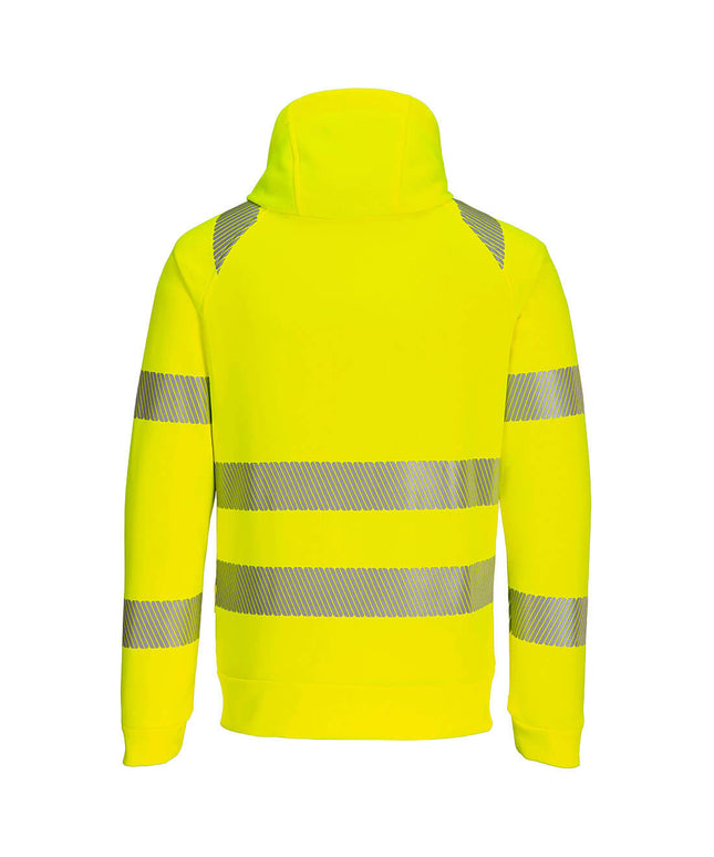 Hanorac cu gluga si fermoar Portwest DX484 PW3 Hi-Vis, 100% poliester, 330 gr/mp