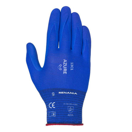 Manusi de protectie Renania AZURE, impregnate cu spuma nitril