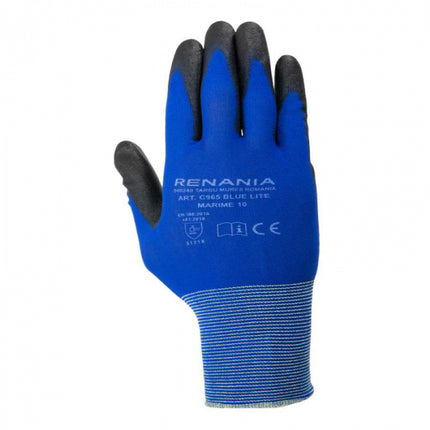 Manusi de protectie Renania NEW BLEU LITE, impregnate in poliuretan