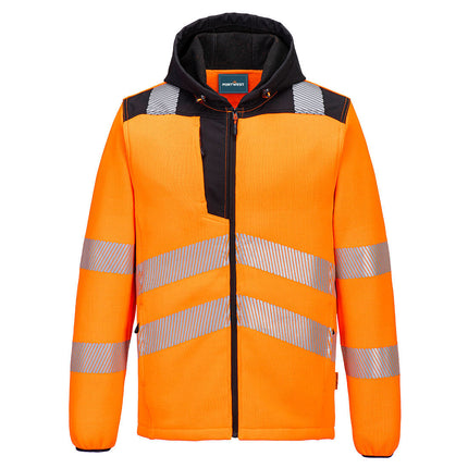 Jacheta fleece reflectorizanta Portwest PW335 Hi-Vis ESSENTIAL, 100% poliester, 380 gr/mp