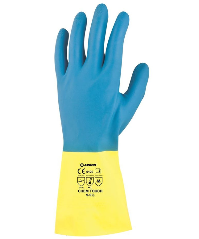 Manusi de protectie chimica Ardon CHEM TOUCH, latex, neopren, AKL