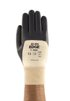 Manusi de protectie Ansell EDGE 40-400, impregnate in spuma de nitril