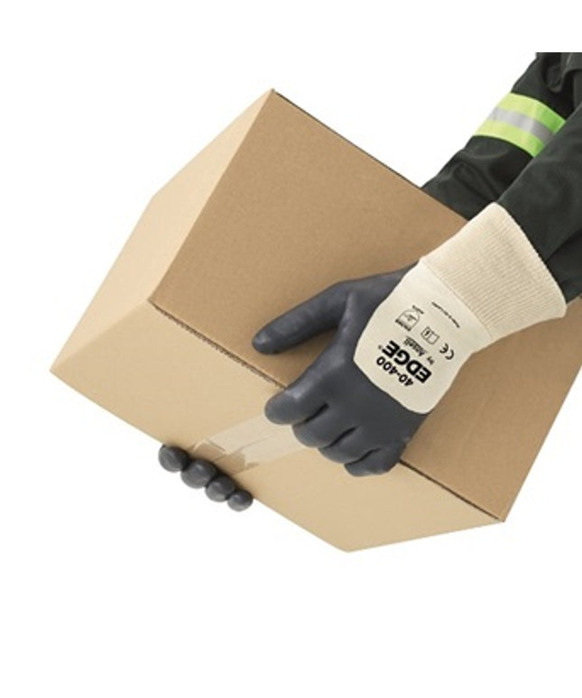 Manusi de protectie Ansell EDGE 40-400, impregnate in spuma de nitril