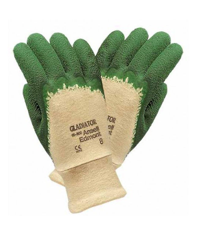 Manusi de protectie Ansell GLADIATOR 16-500, impregnate in cauciuc din latex natural, EDGE
