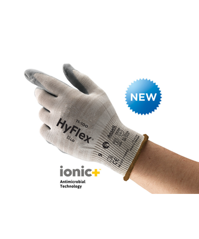Manusi de protectie Ansell HYFLEX 11-100, impregnate in spuma de nitril