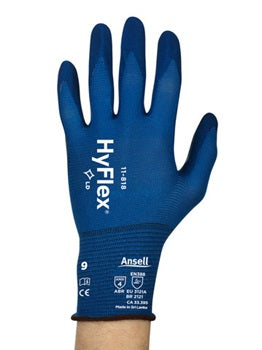 Manusi de protectie Ansell HYFLEX 11-818, impregnate in nitril