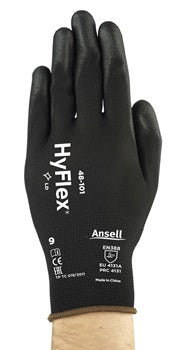 Manusi de protectie Ansell HYFLEX 48-101, impregnate in poliuretan