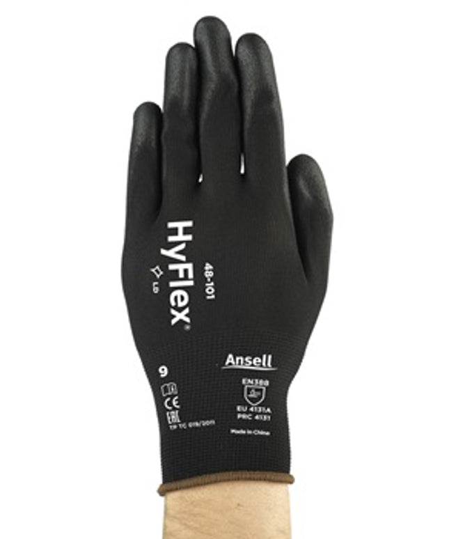 Manusi de protectie Ansell HYFLEX 48-101, impregnate in poliuretan