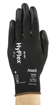 Manusi de protectie Ansell HYFLEX 48-101, impregnate in poliuretan