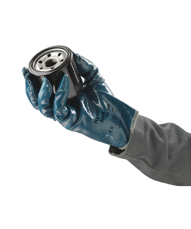 Manusi de protectie Ansell HYNIT 32-105, impregnate in nitril