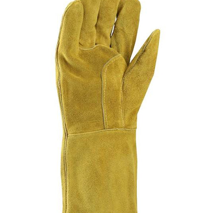 Manusi de protectie sudura Ardon KIRK, piele spalt bovina, ata kevlar, 35cm