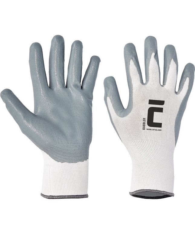 Manusi de protectie Cerva BABBLER, impregnate in nitril