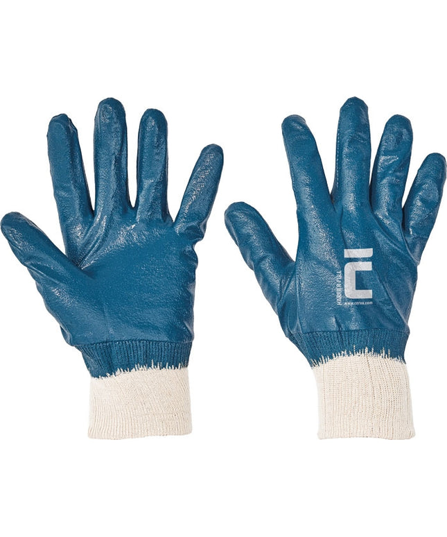 Manusi de protectie Cerva HARRIER FULL, impregnate in nitril