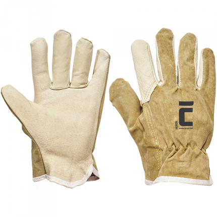 Manusi de protectie Cerva HERON, piele porc, integral