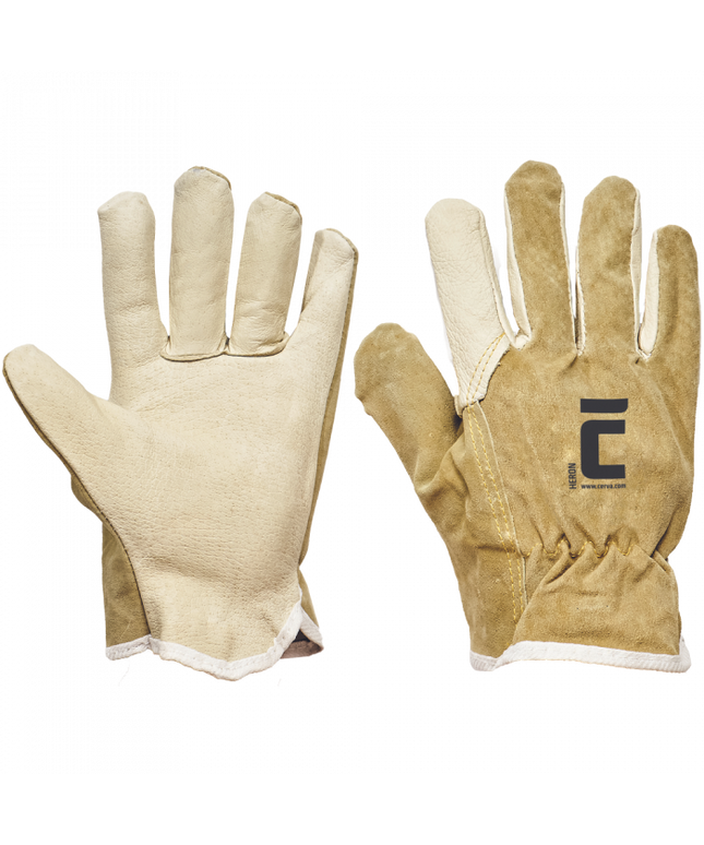 Manusi de protectie Cerva HERON, piele porc, integral