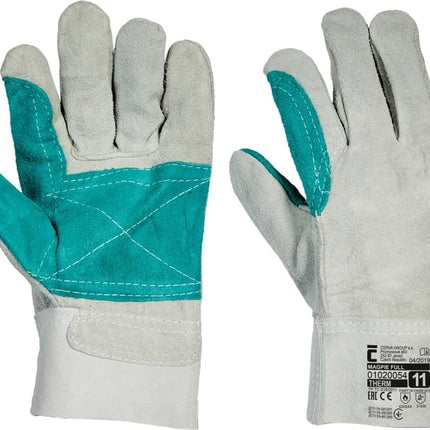 Manusi de protectie Cerva MAGPIE FULL, piele spalt bovina