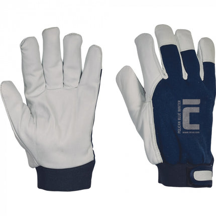 Manusi de protectie Cerva PELICAN BLUE WINTER, piele capra