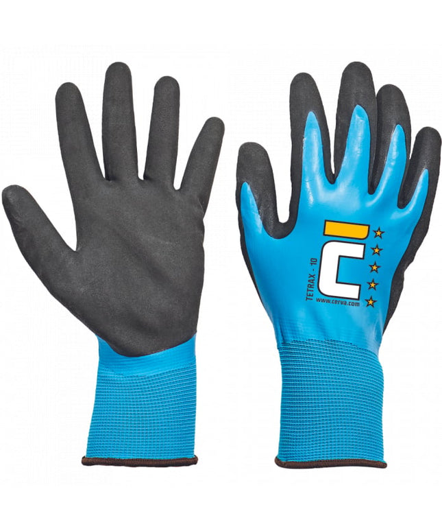 Manusi de protectie Cerva HORNBILL, impregnate in latex