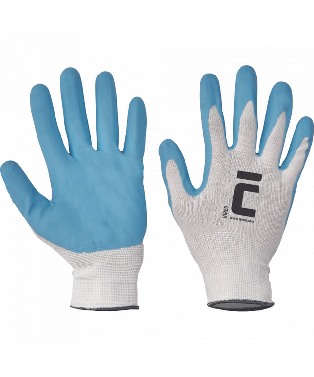 Manusi de protectie Cerva VIREO, impregnate in nitril