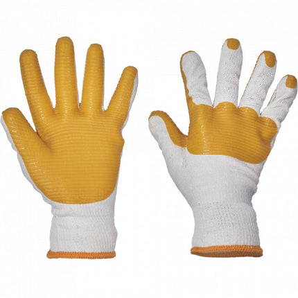 Manusi de protectie Cerva YELLOWHAMMER, impregnate in latex