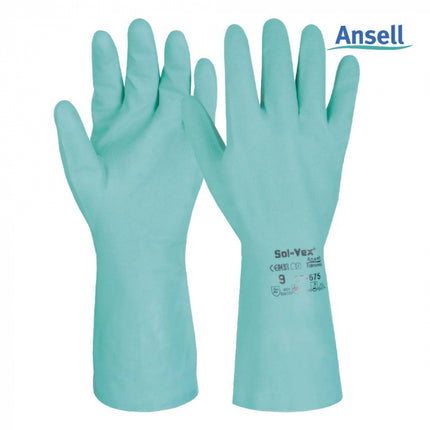 Manusi de protectie chimica Ansell ALPHATEC SOLVEX 37-675, nitril