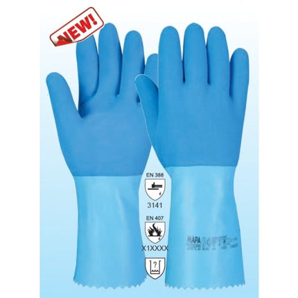 Manusi de protectie chimica Mapa JERSETTE 301, latex