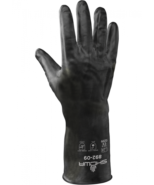 Manusi de protectie chimica Showa BUTYL-VITON 892, butil