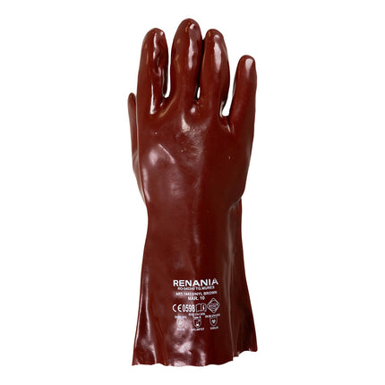 Manusi de protectie chimica Renania 1443 VINYL BROWN, PVC
