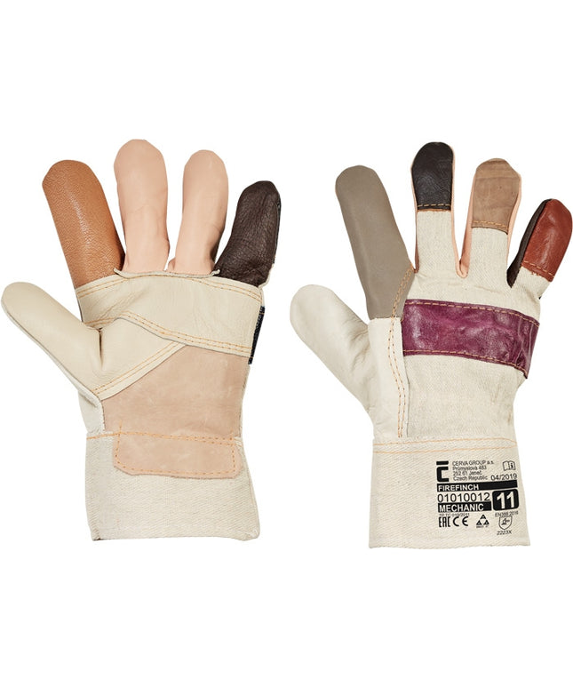 Manusi de protectie de iarna Cerva FIREFINCH, piele bovina