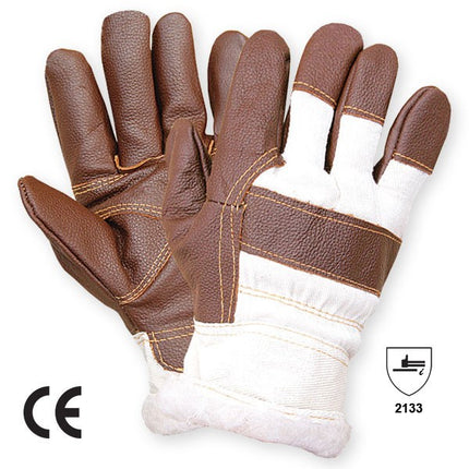 Manusi de protectie de iarna Renania HUSKY, piele box