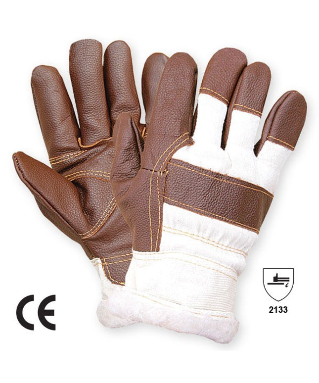Manusi de protectie de iarna Renania HUSKY, piele box