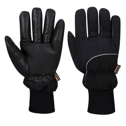 Manusi de protectie depozit frigorific Portwest APACHA A751, piele bovina si nailon
