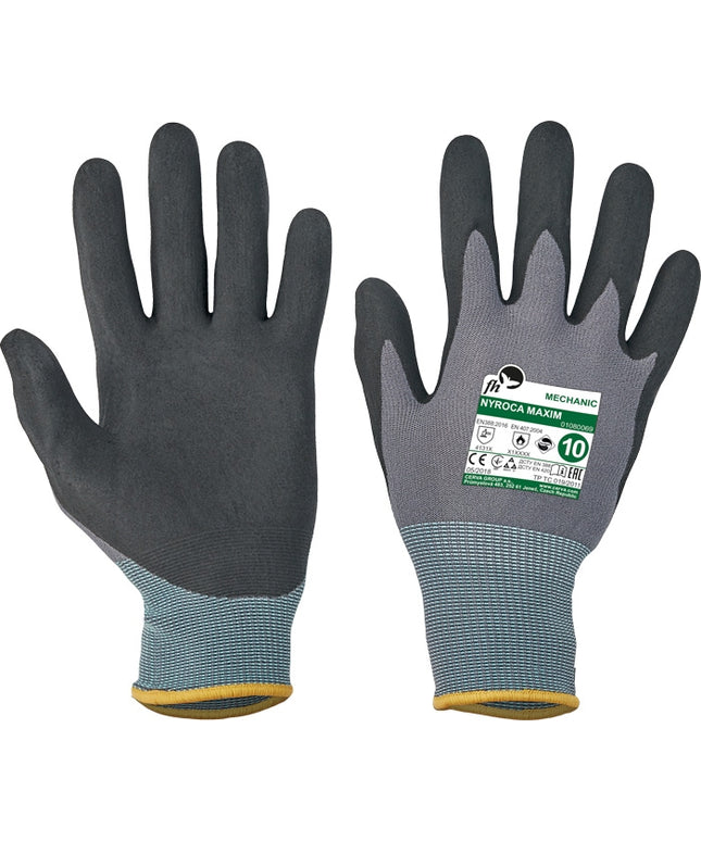 Manusi de protectie FH NYROCA MAXIM, impregnate in nitril
