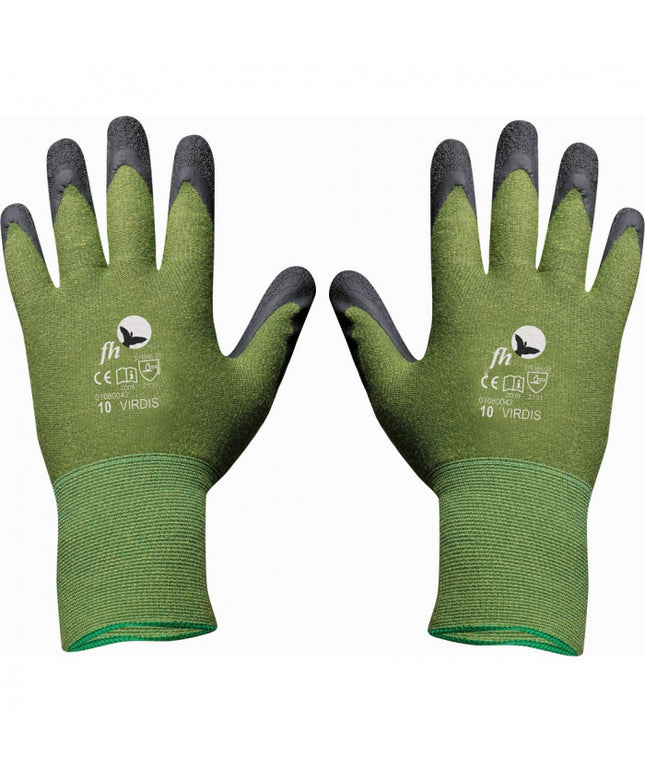 Manusi de protectie Fh VIRDIS, fibra de bambus, impregnate in latex