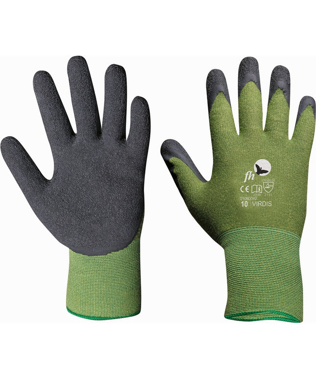 Manusi de protectie Fh VIRDIS, fibra de bambus, impregnate in latex