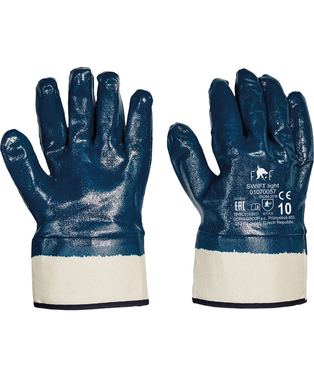 Manusi de protectie Fridrich SWIFT LIGHT HS-04-008, impregnate in nitril