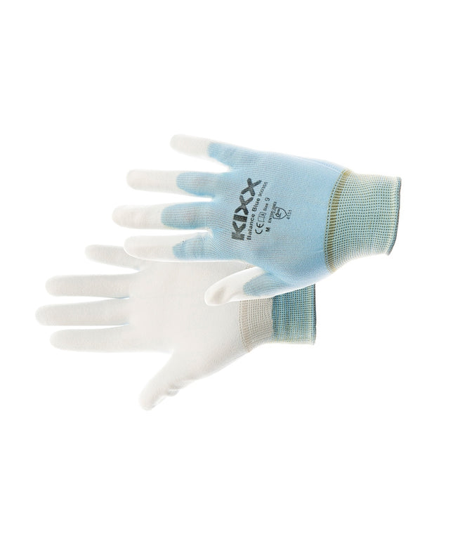 Manusi de protectie Kixx BALANCE BLUE, impregnate in poliuretan