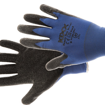 Manusi de protectie Kixx BEASTY BLUE, impregnate in latex